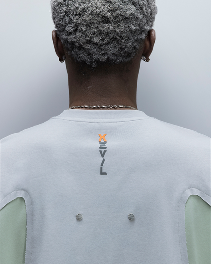 XIPHEVIL Cyberpunk Dream Princess Ice-Cool Mesh Panel T-Shirt