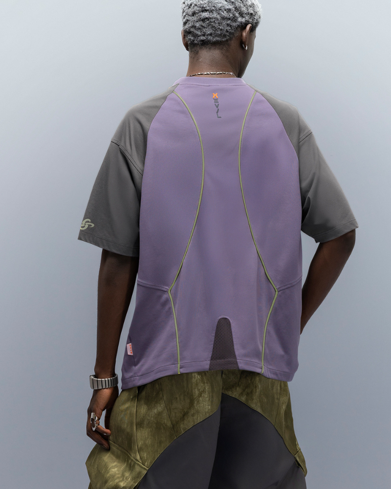 XIPHEVIL Cyberpunk Grid Dreamweave Quick-Dry T-Shirt