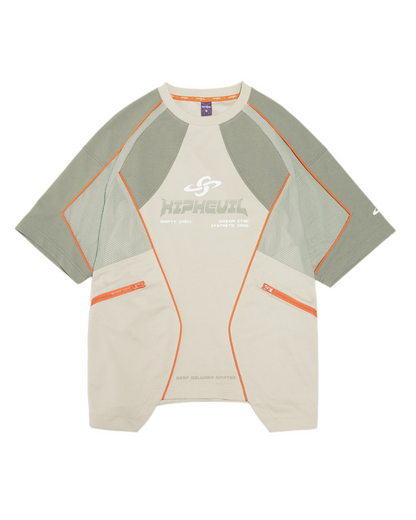 XIPHEVIL Cyberpunk Grid Dreamweave Quick-Dry T-Shirt