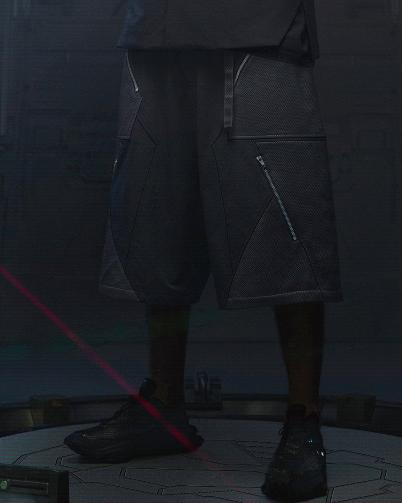 XIPHEVIL Cyberpunk Outfits Bellator IV Suit Shorts