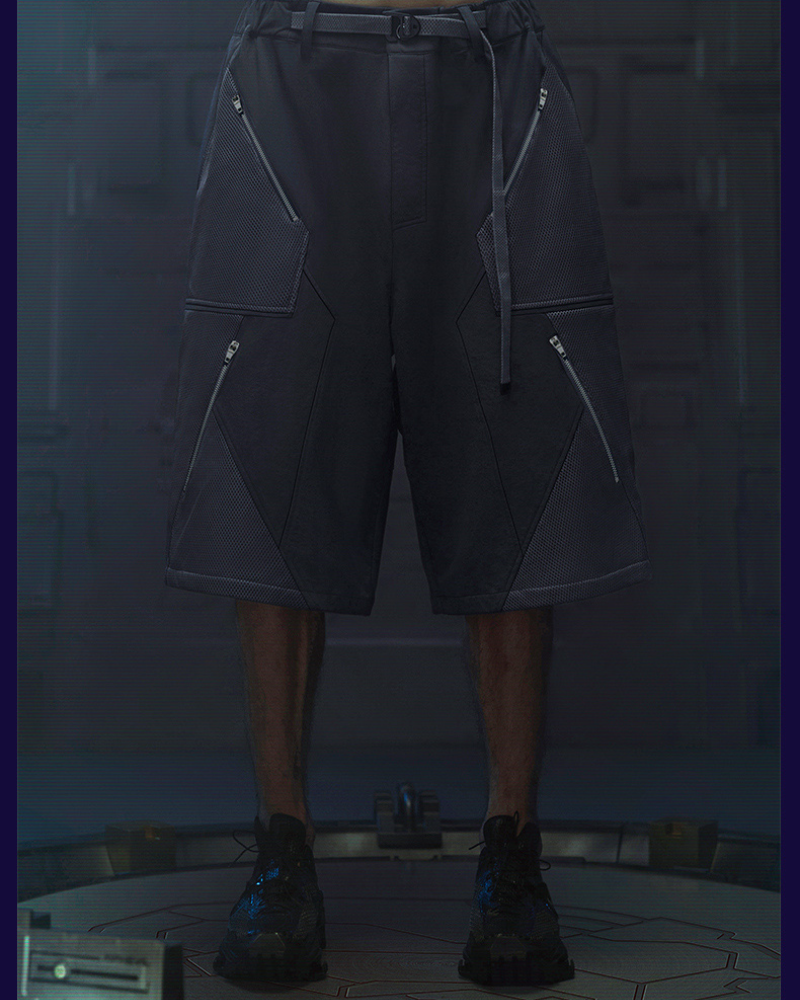 XIPHEVIL Cyberpunk Outfits Bellator IV Suit Shorts