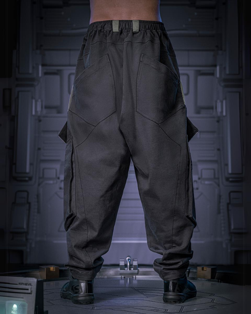 XIPHEVIL Cyberpunk Outfits Blade Shadow Cargo Pants