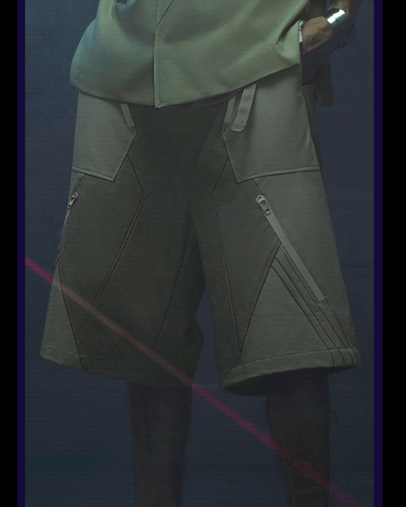 XIPHEVIL Cyberpunk Outfits Demiurge IV Suit Shorts