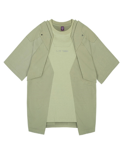 XIPHEVIL Cyberpunk Outfits Mecha T-Shirt