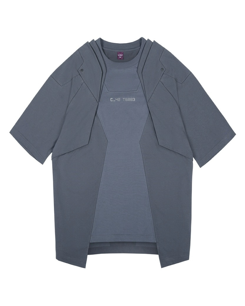 XIPHEVIL Cyberpunk Outfits Mecha T-Shirt