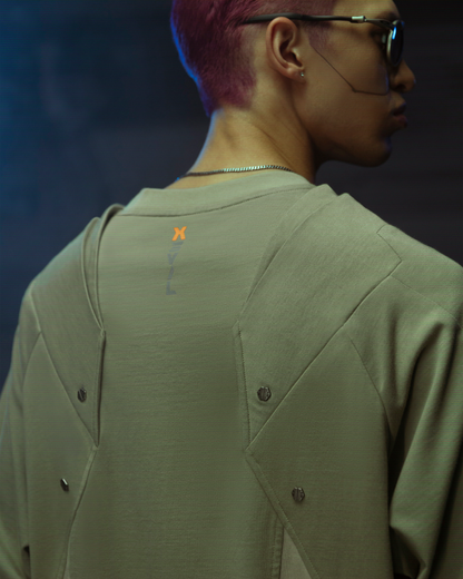 XIPHEVIL Cyberpunk Outfits Mecha T-Shirt