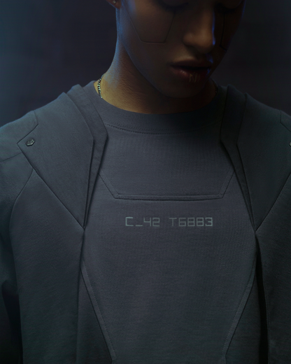 XIPHEVIL Cyberpunk Outfits Mecha T-Shirt