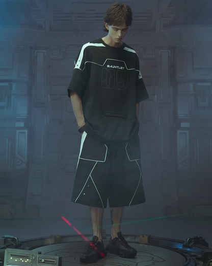 XIPHEVIL Cyberpunk Outfits Star Alliance 09 Sports T-Shirt