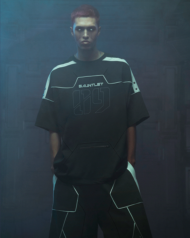 XIPHEVIL Cyberpunk Outfits Star Alliance 09 Sports T-Shirt