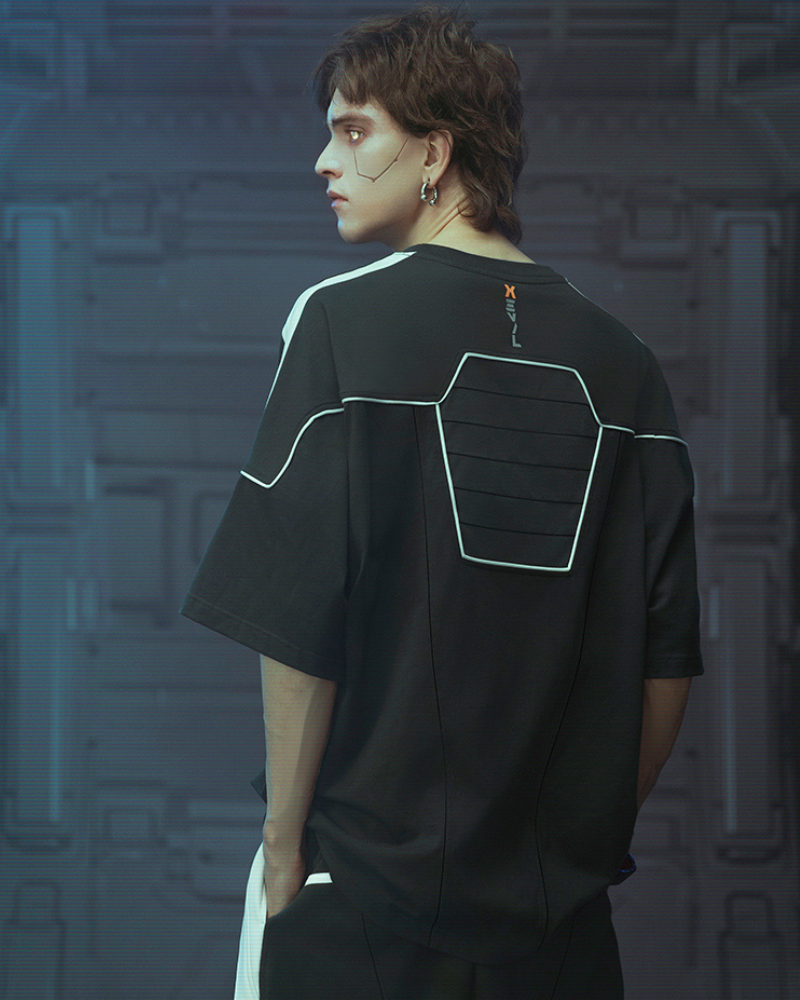 XIPHEVIL Cyberpunk Outfits Star Alliance 09 Sports T-Shirt