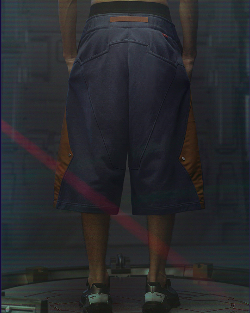 XIPHEVIL Cyberpunk Outfits Star Alliance Sports Shorts