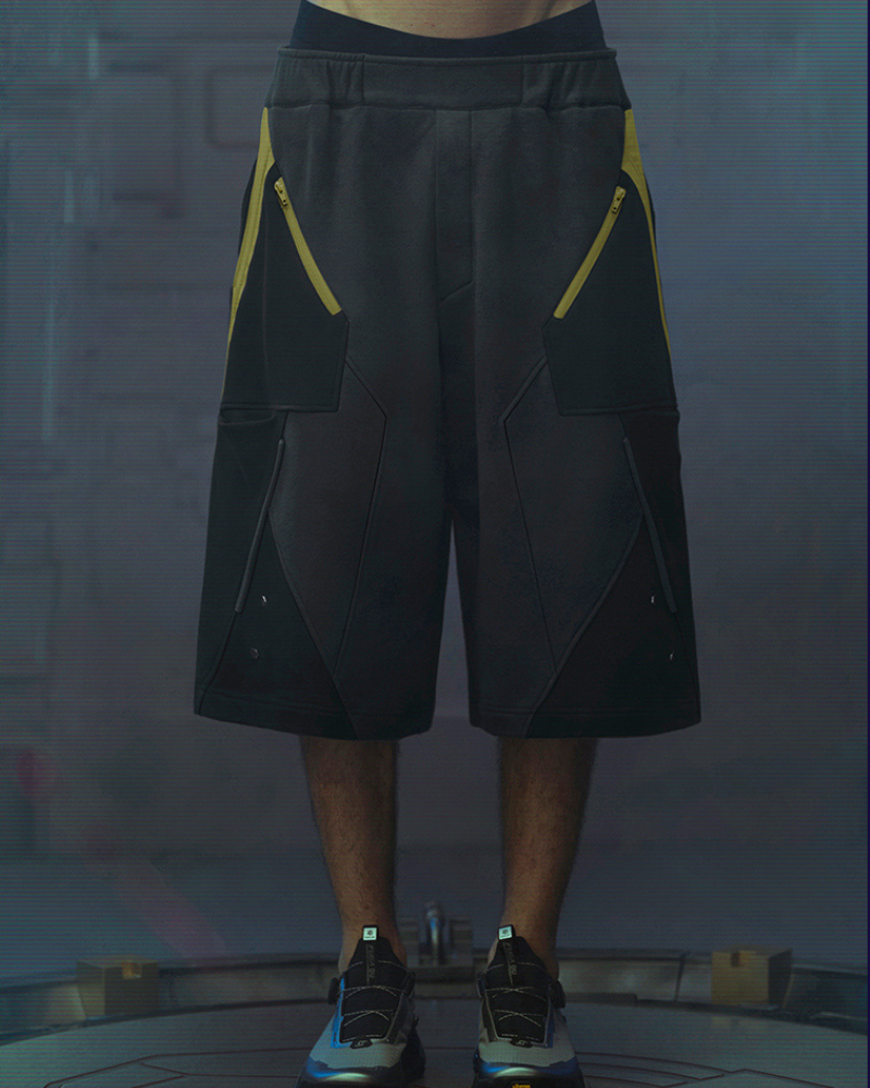 XIPHEVIL Cyberpunk Outfits Star Alliance Sports Shorts