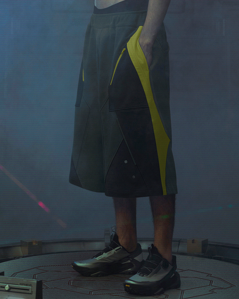 XIPHEVIL Cyberpunk Outfits Star Alliance Sports Shorts