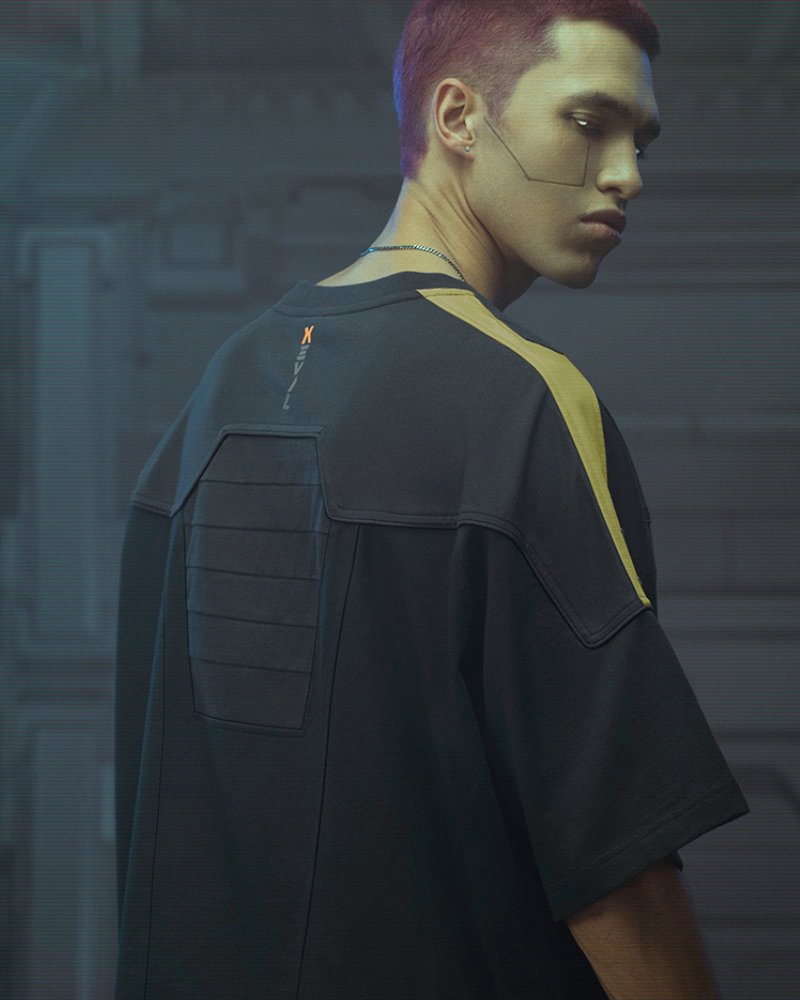 XIPHEVIL Cyberpunk Outfits Star Alliance Sports T-Shirt