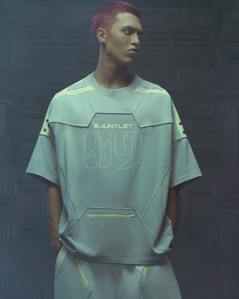 XIPHEVIL Cyberpunk Outfits Star Alliance Sports T-Shirt