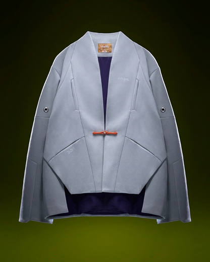 XIPHEVIL Cyberpunk Outfits Unisex Suede Minimalist Future Jacket