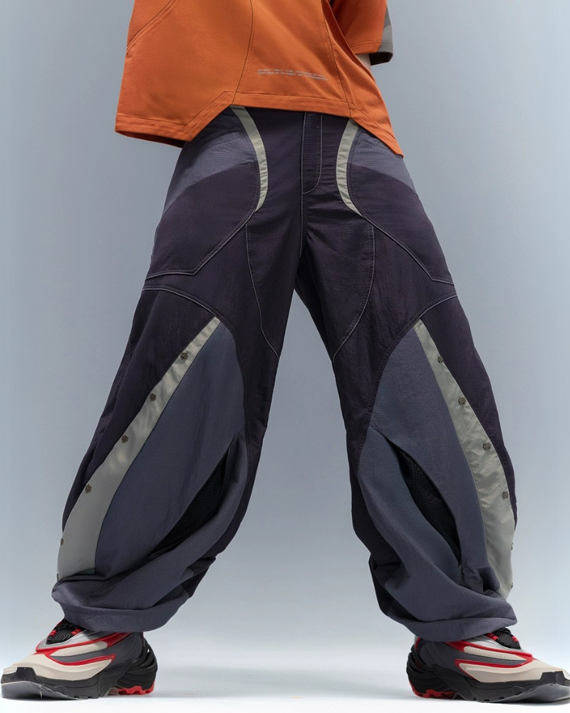 XIPHEVIL Cyberpunk Outfits Wind Blade Functional Quick-Dry Pants