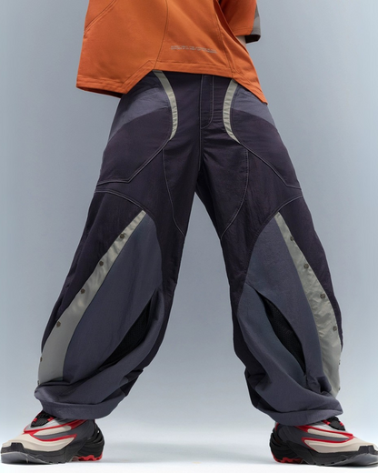 XIPHEVIL Cyberpunk Outfits Wind Blade Functional Quick-Dry Pants