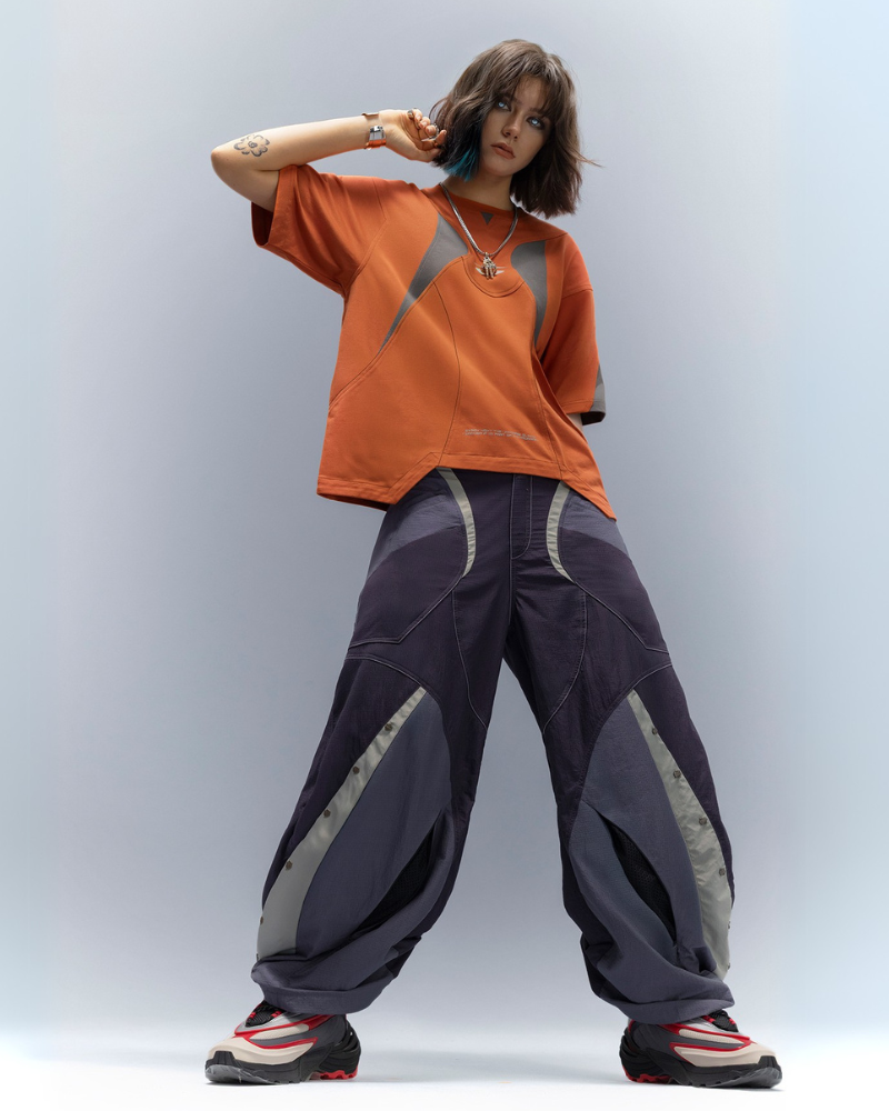 XIPHEVIL Cyberpunk Outfits Wind Blade Functional Quick-Dry Pants