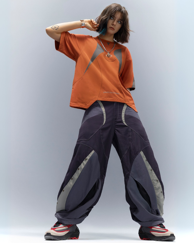 XIPHEVIL Cyberpunk Star Arc Lightweight Cooling T-Shirt