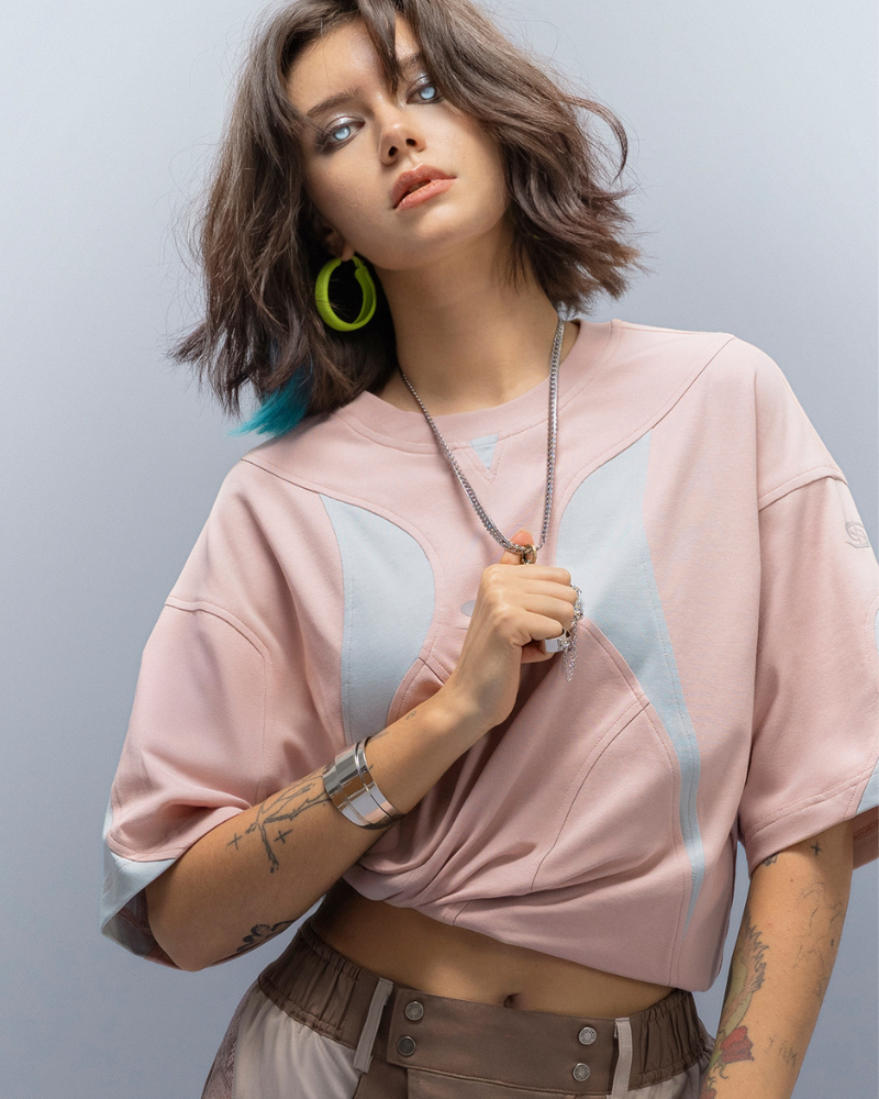 XIPHEVIL Cyberpunk Star Arc Lightweight Cooling T-Shirt