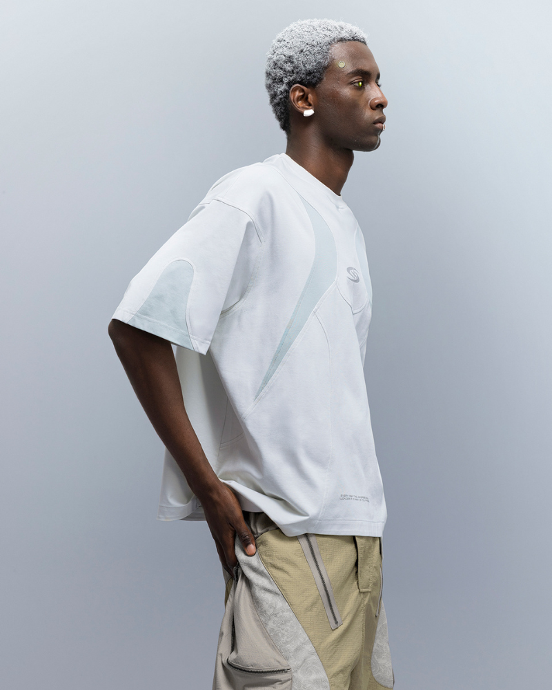 XIPHEVIL Cyberpunk Star Arc Lightweight Cooling T-Shirt