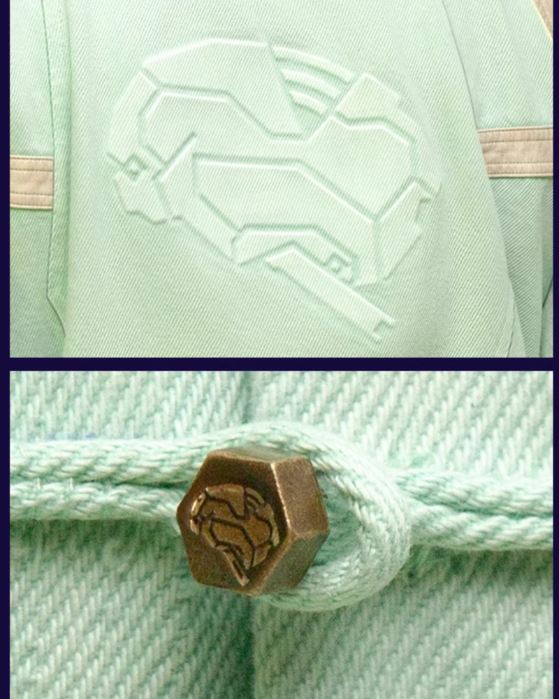 XIPHEVIL Cyberpunk Outfits 3D Embossed PU Patchwork Jacket