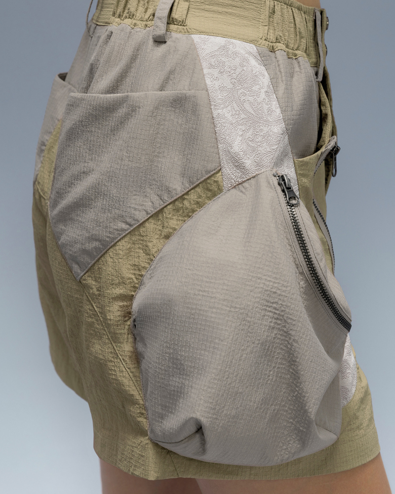 XIPHEVIL Cyberpunk Street-Style Star Arc Cocoon Pocket Shorts - Women