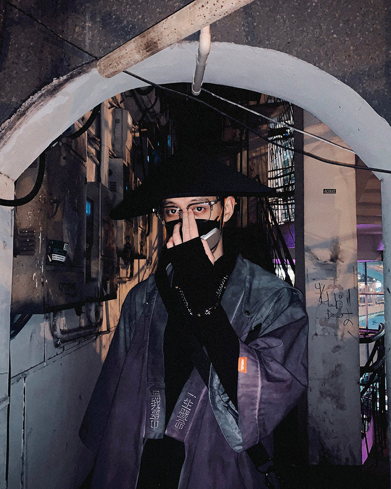 XIPHEVIL Cyberpunk Outfits Yaksha Samurai Jacket