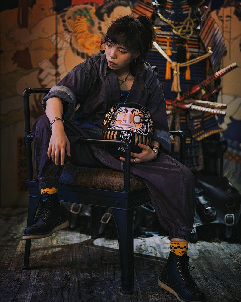 XIPHEVIL Cyberpunk Outfits Yaksha Samurai Jacket