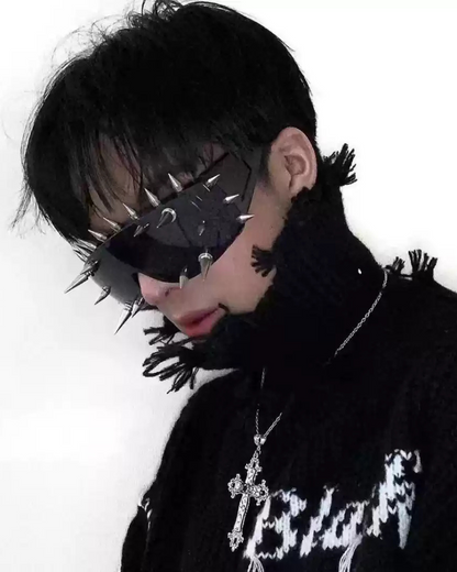 Y2K Rivet Rock Punk Sunglasses