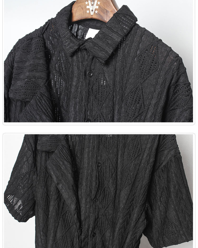 Yamamoto Hollow Short Sleeve Shirt