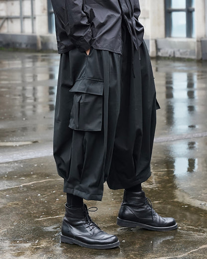 Yamamoto Japanese Black Ninja Cargo Pants