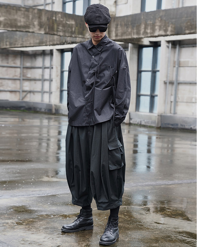 Yamamoto Japanese Black Ninja Cargo Pants