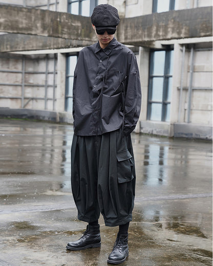 Yamamoto Japanese Black Ninja Cargo Pants