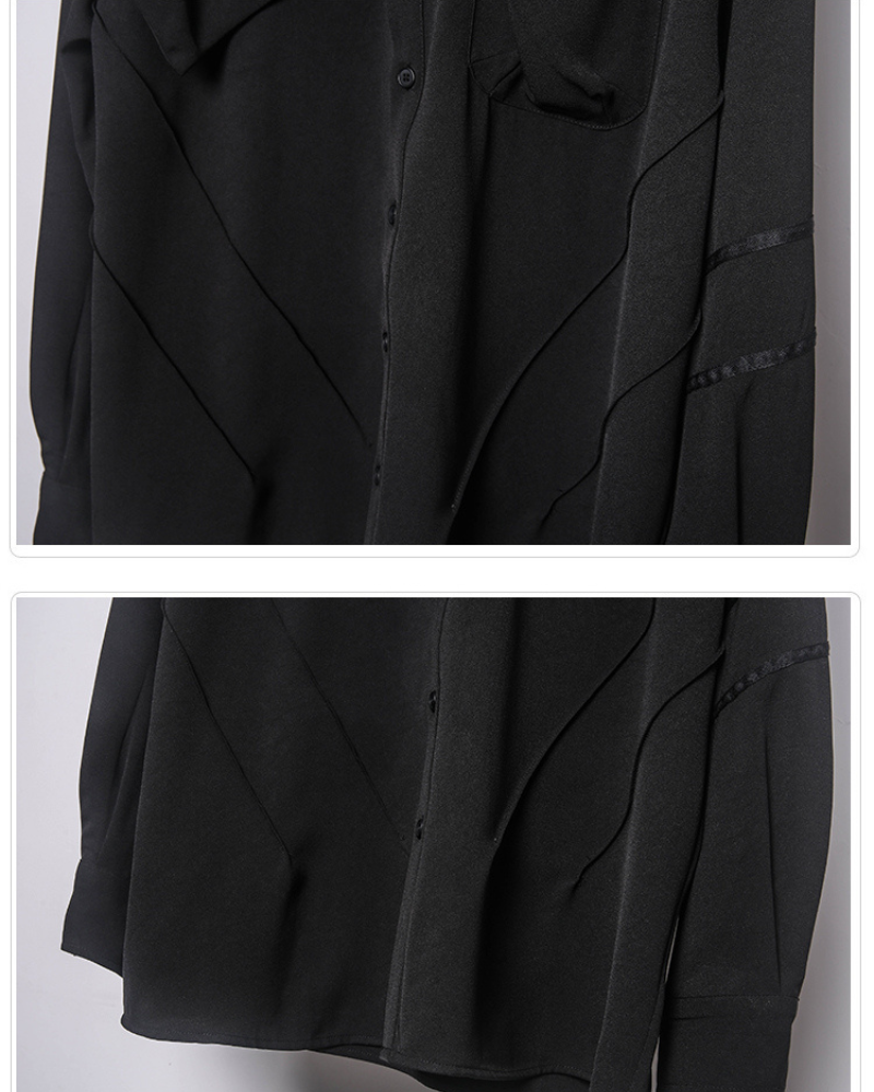 Yamamoto Black Long-Sleeve Shirt