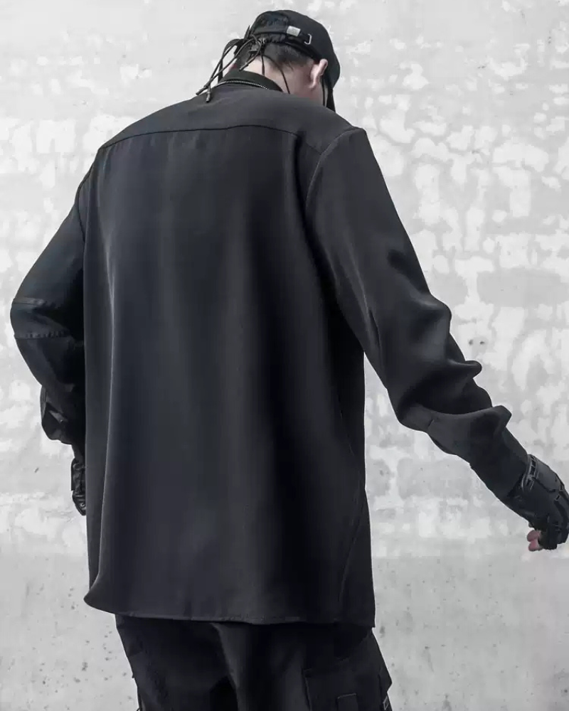 Yamamoto Black Long-Sleeve Shirt