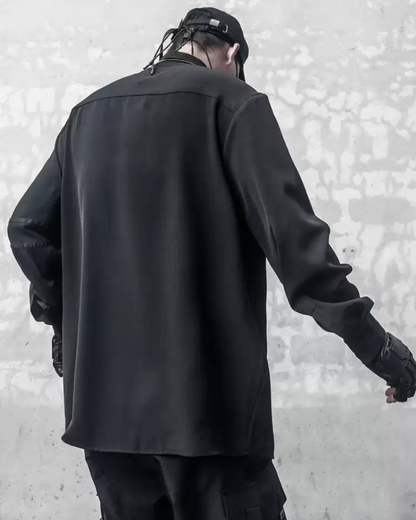 Yamamoto Black Long-Sleeve Shirt