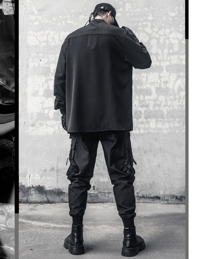 Yamamoto Black Long-Sleeve Shirt