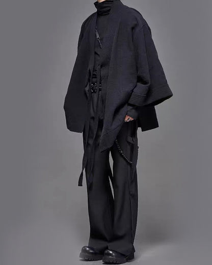 Yamamoto Mock Neck Long-Sleeve T-shirt