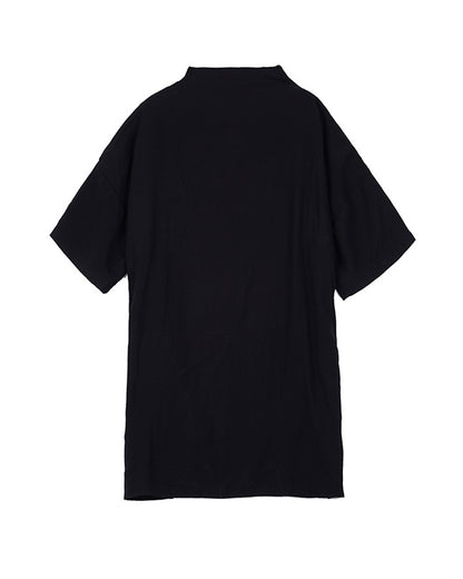 Yamamoto Relaxed Standing Collar Japanese Techwear Shirt