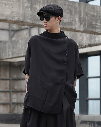 Techwear T-shirts,techwear shirt,black shirt,mens black tees,ice tee,japanese techwear,Men&