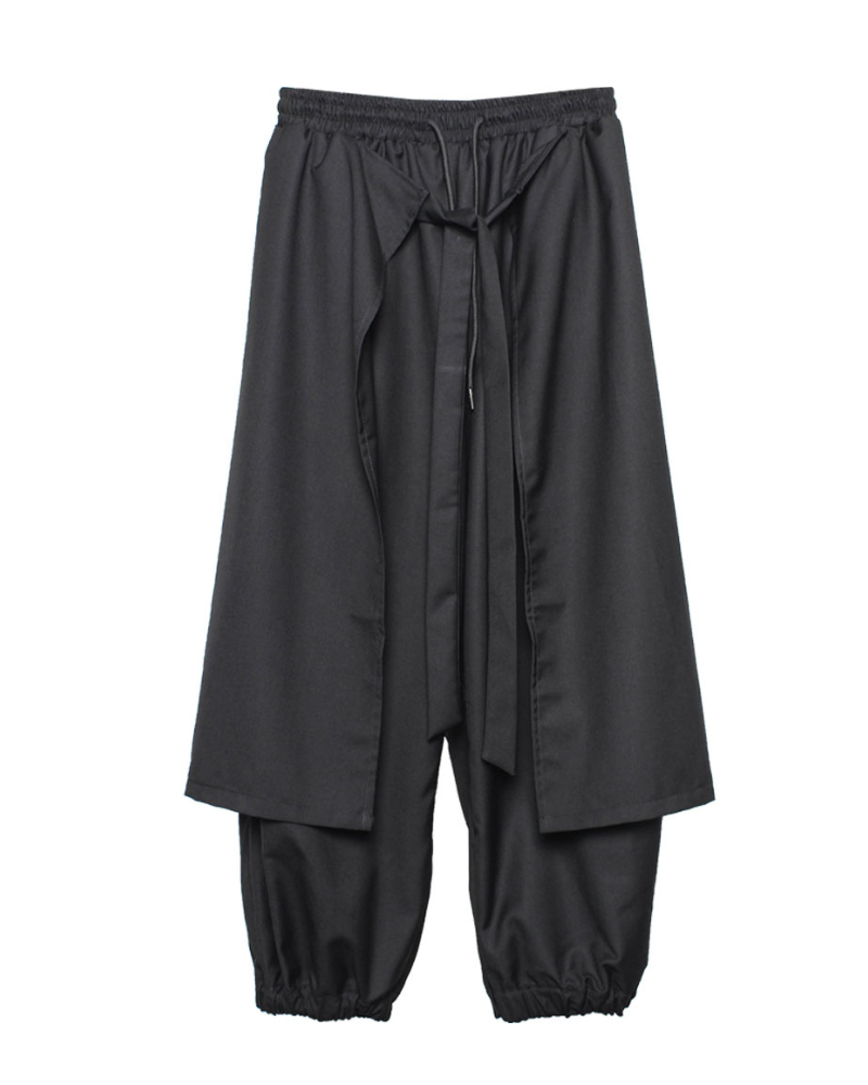 Street Japanese Samurai Functional Twopiece Ninja Pants Techwear