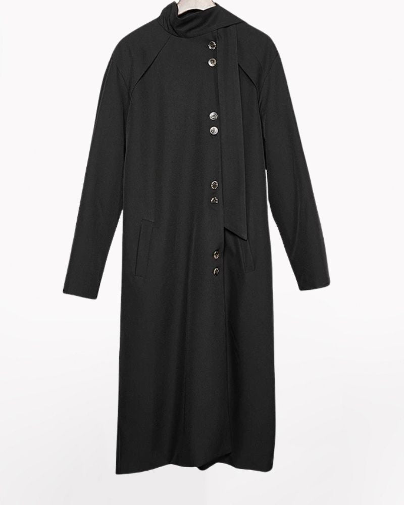 Yamamoto Scarf Collar Long Coat