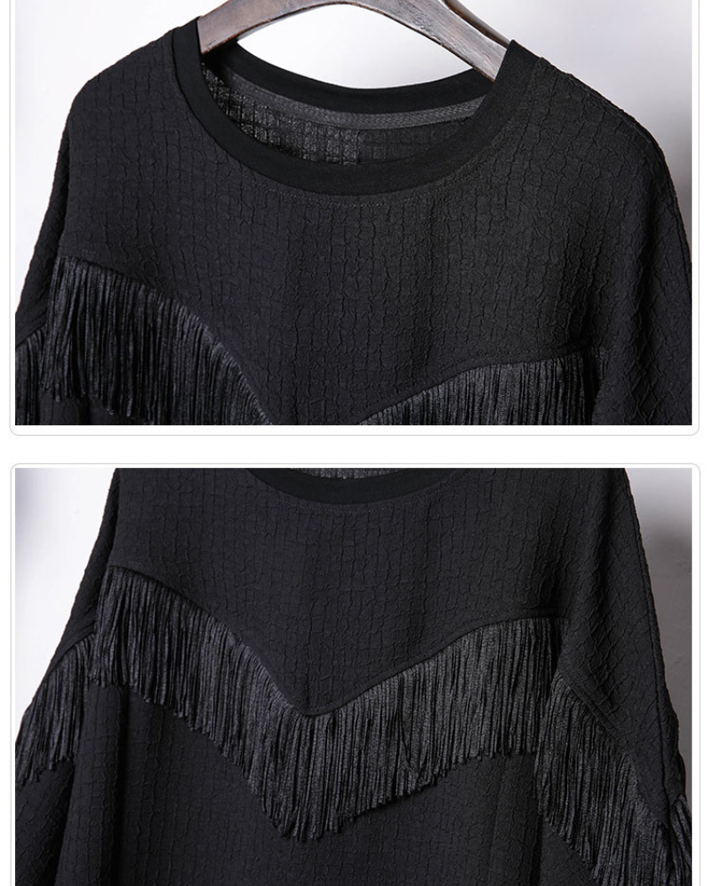 Yamamoto Style Tassel Bat Sleeve T-Shirt