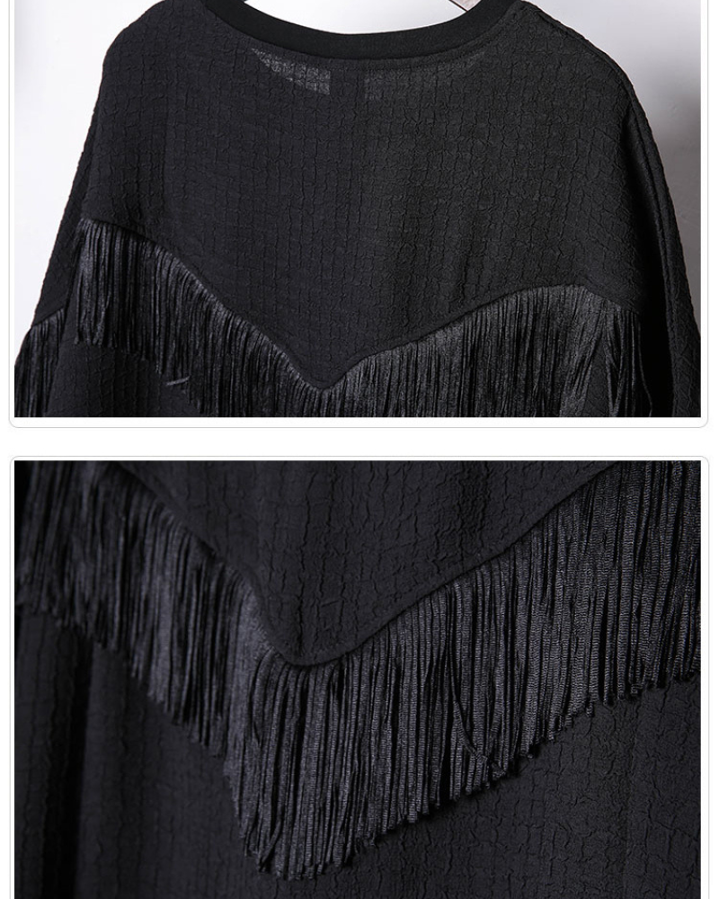 Yamamoto Style Tassel Bat Sleeve T-Shirt