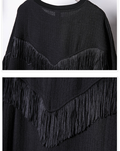 Yamamoto Style Tassel Bat Sleeve T-Shirt