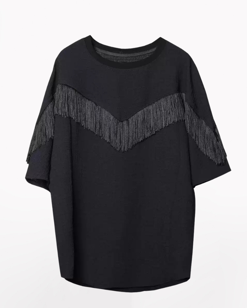 Yamamoto Style Tassel Bat Sleeve T-Shirt