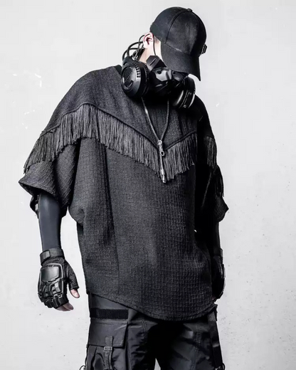 Yamamoto Style Tassel Bat Sleeve T-Shirt