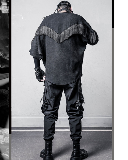 Yamamoto Style Tassel Bat Sleeve T-Shirt